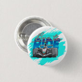 Born to ride ronde button 3,2 cm (Voorkant /achterkant)
