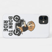 Born to Ride - Schattigee Beagle op de Sticker van Case-Mate iPhone Case (Achterkant (horizontaal))
