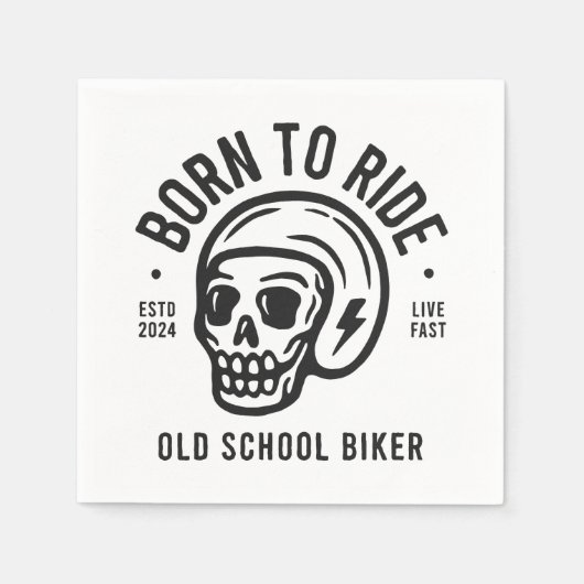 Born to Ride Servet (Voorkant)