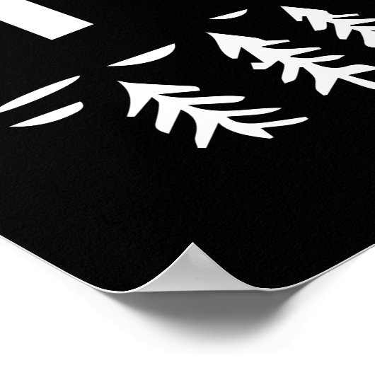 Born to Roam - Overal is Inspirerend voor thuis Poster (Hoek)