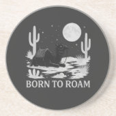 Born to Roam Zandsteen Onderzetter (Voorkant)