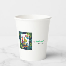 Born to Roar! Dino Paper Cup Papieren Bekers