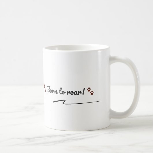 Born to Roar – Personalized Dinosaur Mug for Kids Koffiemok (Rechts)