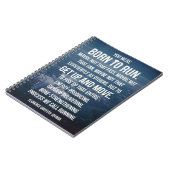 Born to Run - Workout Motivatie Notitieboek (Linkerzijde)