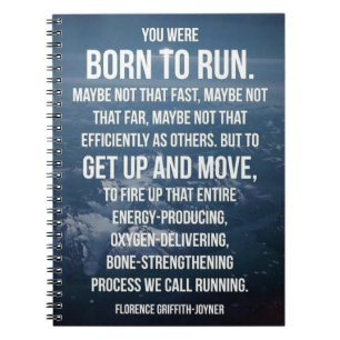 Born to Run - Workout Motivatie Notitieboek