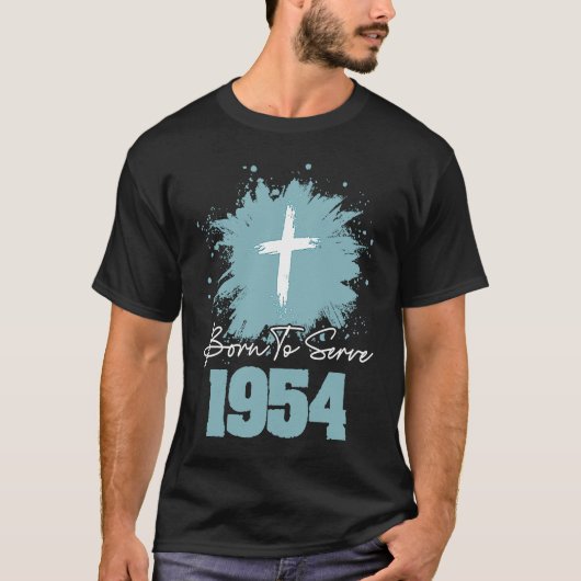 Born To Serve 1954 T-shirt (Voorkant)