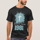 Born To Serve 1981 T-shirt (Voorkant)