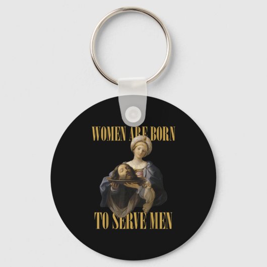 Born To Serve Men Christian Boss Girl Motivational Sleutelhanger (Voorkant)