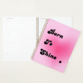 Born To Shine – Cute Pink Motivational Planner for (Display)