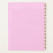 Born To Shine – Cute Pink Motivational Planner for (Achterkant)