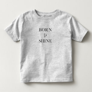 Born to Shine Peuter T-shirt – Sparkle & Stand Out