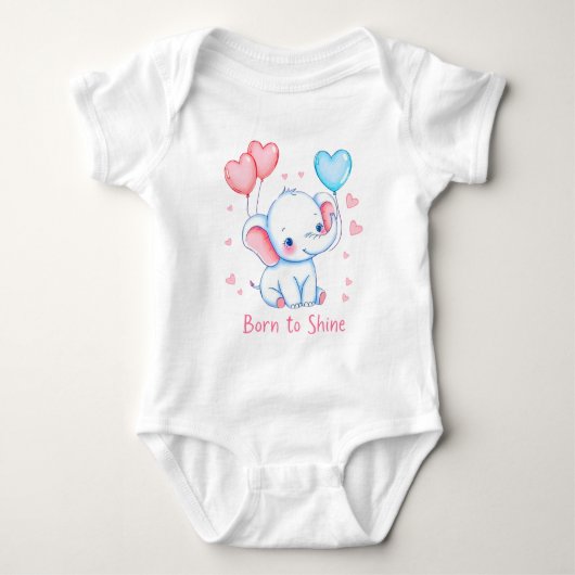 "Born to Shine" Schattige Romper (Voorkant)