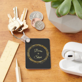 born to shine sleutelhanger