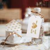 Born to Shine White Gift Label beroemd gemaakt doo Cadeaulabel
