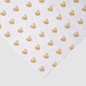 Born to Shine Wit & Goud Tissuepapier (Detail)