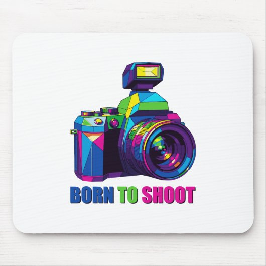 BORN TO SHOOT MUISMAT (Voorkant)