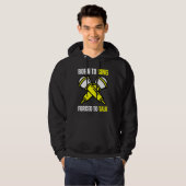 Born To Sing Born 2 Sing  Singer Singing Hoodie (Voorkant volledig)