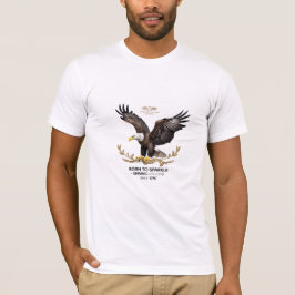 Born to Sparkle - Premium Eagle Freedom T-shirt (S
