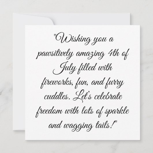 Born to Sparkle - Schattigee 4th of July Platte Ka (Achterkant)