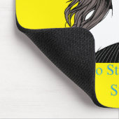 Born to Stan – K-Pop Aesthetic Girl Mouse Pad Muismat (Hoek)