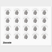 Born To Stand Out: Bold Skull Sticker (Vel)