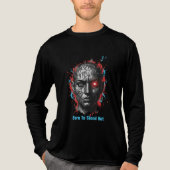 Born To Stand Out – Cyberpunk Graffiti  Tri-Blend Shirt (Voorkant volledig)