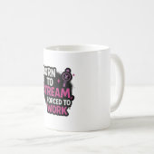 Born to Stream, Forced to Work Mug Koffiemok (Voorkant rechts)