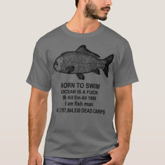 Born to swim Ocean is een T-shirt
