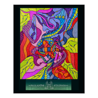 'Born to Walk Alone' Glossy Poster