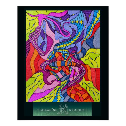 'Born to Walk Alone' Glossy Poster (Voorkant)