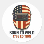 Born To Weld - Stickers (Voorkant)