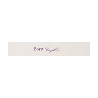 Born Together Twin Love Baby Shower Uitnodigingen Wikkel