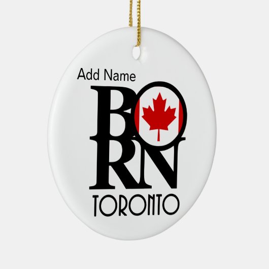 BORN Toronto  Keramisch Ornament (Rechts)