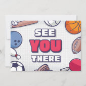 Born Two Ball Uitnodiging met Foto (Achterkant)