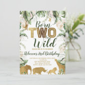 Born Two Be Wild Birthday, Oerwouden Kaart (Staand voorkant)
