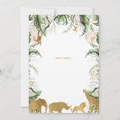 Born Two Be Wild Birthday, Oerwouden Kaart (Achterkant)