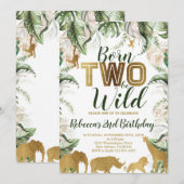 Born Two Be Wild Birthday, Oerwouden Kaart (Voorkant / Achterkant)