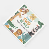 Born Two Be Wild Blauw Servet (Hoek)