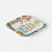 Born Two Be Wild Blue Papieren Bordje (Gebogen)