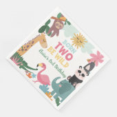 Born Two Be Wild Roze Servet (Hoek)