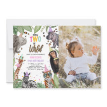 Born TWO Be Wild Safari 2e Verjaardag Foto