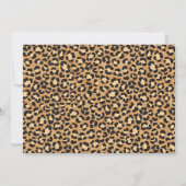 Born TWO Be Wild Safari 2e Verjaardag Foto Kaart (Achterkant)