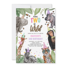 Born TWO Be Wild Safari 2e verjaardag