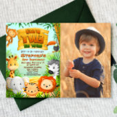 Born Two Be Wild - Safari 2e verjaardag met foto Kaart