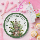 Born Two Be Wild Safari Birthday Papieren Bordje (Feest)