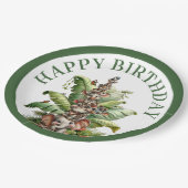 Born Two Be Wild Safari Birthday Papieren Bordje (Gekanteld)