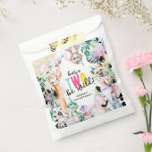 Born TWO be Wild Safari Dieren 2e Verjaardag Bedankzakje (Gezegeld)