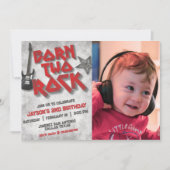 Born Two Rock met Foto Landschap Kaart (Voorkant)