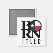 BORN Tyler Texas Magneet (Voorkant / Achterkant)