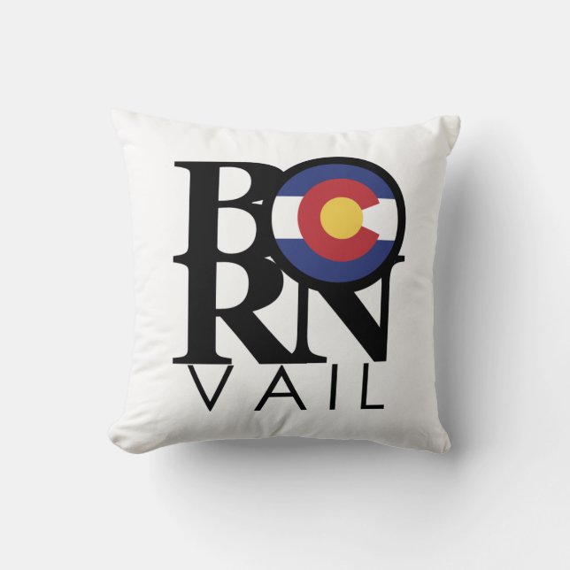 BORN Vail Colorado Kussen (Voorkant)
